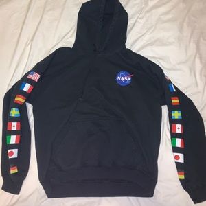 Chemistry Black NASA Flag Hoodie